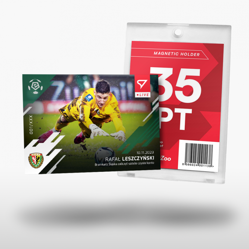 L-28 ZESTAW Rafał Leszczyński PKO Bank Polski Ekstraklasa 2023/24 LIVE + UCHWYT