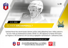 L-31 Olivier Archambault TEL 2023/24 LIVE