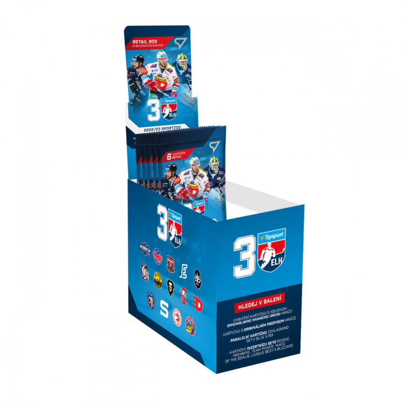 Retail box Tipsport ELH 2022/23 – 1. seria