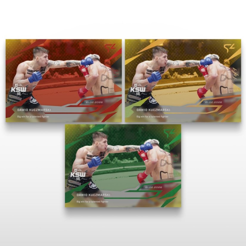 MMA-samlar­kort L-07 Dawid Kuczmarski – SportZoo KSW 2025/26 LIVE