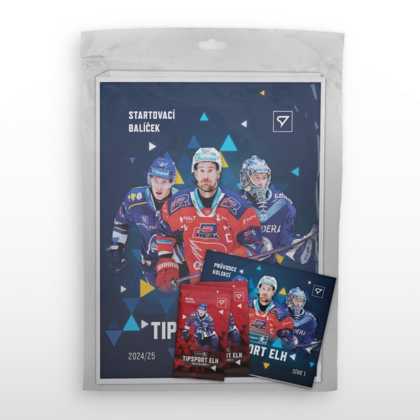 Štartovací balíček  s plastovým albumom Tipsport ELH 2024/25 – 1. séria