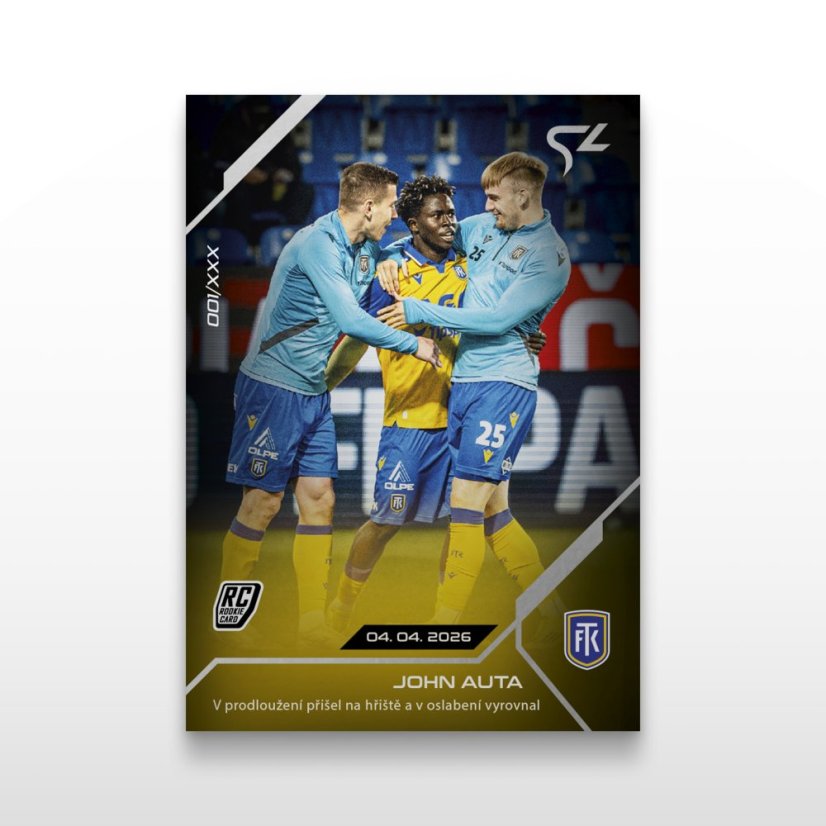 Karta piłkarska L-37 John Auta - SportZoo Chance Liga 2025/26 LIVE