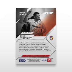 Futbalová kartička L-08 DENIS VIŠINSKÝ - SportZoo Chance Liga 2025/26 LIVE