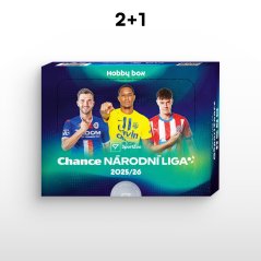 Letná akcia zľava 2 + 1 Hobby box - futbalové kartičky SportZoo Chance Národní Liga 2025/26