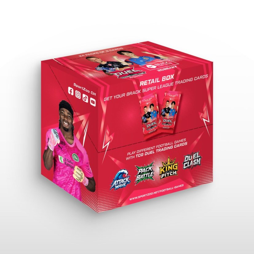 Retail box - fotbalové kartičky SportZoo Brack Super League 2026/27 Duel