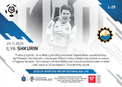 L-29 Ilya Shkurin PKO Bank Polski Ekstraklasa 2023/24 LIVE