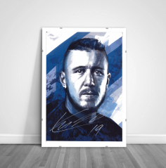 Podpísaný portrét Slovenskí Sokoli 2021 x/4 - Juraj Kucka