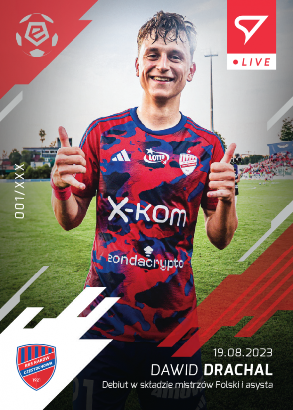 L-06 SADA Dawid Drachal PKO Bank Polski Ekstraklasa 2023/24 LIVE + HOLDER