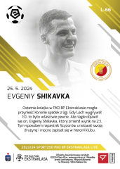 L-66 Evgeniy Shikavka PKO Bank Polski Ekstraklasa 2023/24 LIVE