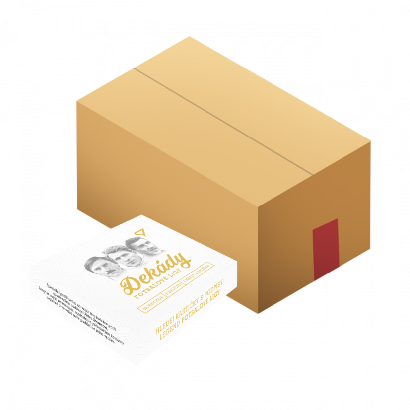 Case 6x Hobby box DEKÁDY FOTBALOVÉ LIGY