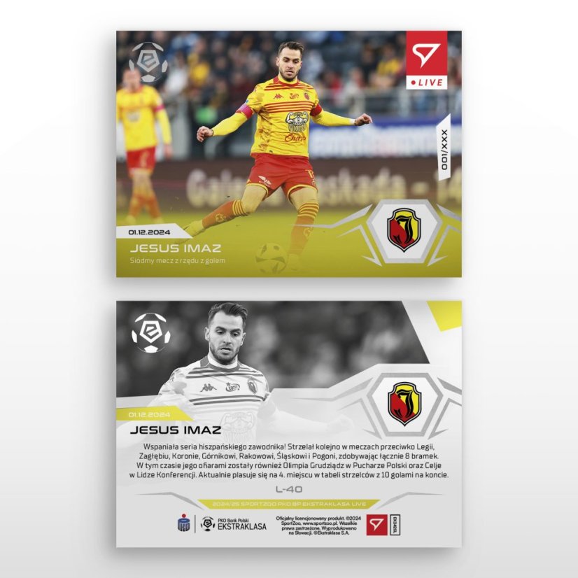 L-40 Jesus Imaz PKO BP Ekstraklasa 2024/25 LIVE