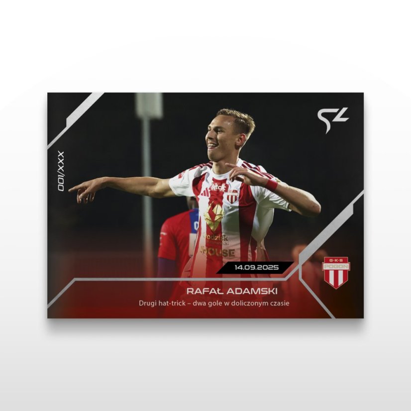 Karta piłkarska L-11 Rafał Adamski - SportZoo Betclic 1 Liga 2025/26 LIVE