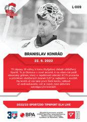 L-009 Branislav Konrád TELH 2022/23 LIVE
