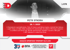 L-078 Petr Sýkora TELH 2022/23 LIVE