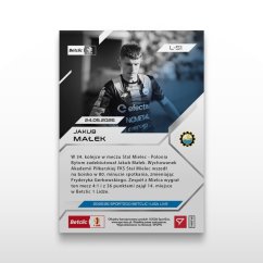 Fotbalová kartička L-51 Jakub Małek - SportZoo Betclic 1 Liga 2025/26 LIVE