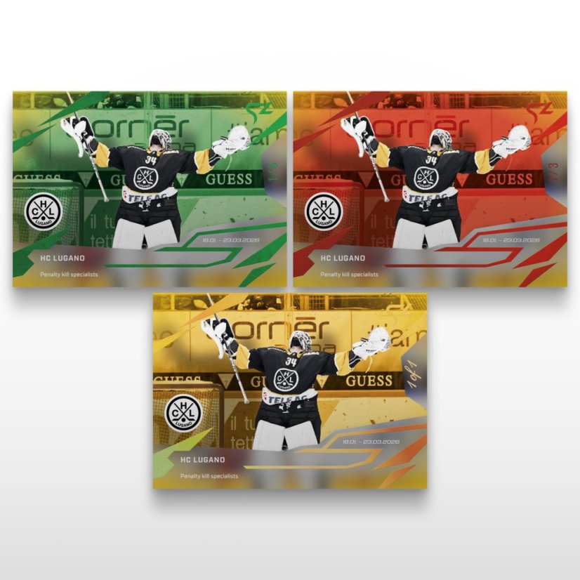 Karta hokejowa L-43 HC Lugano - SportZoo National League 2025/26 LIVE