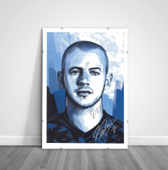 Podpísaný portrét Slovenskí Sokoli 2021 x/4 - Vladimír Weiss