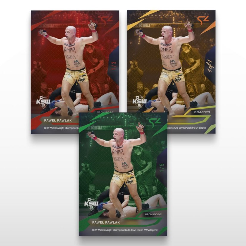MMA-samlar­kort L-12 Paweł Pawlak – SportZoo KSW 2025/26 LIVE