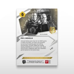Hokejová kartička L-21 Pär Lindholm - SportZoo Svenska hockeyligan 2025/26 LIVE