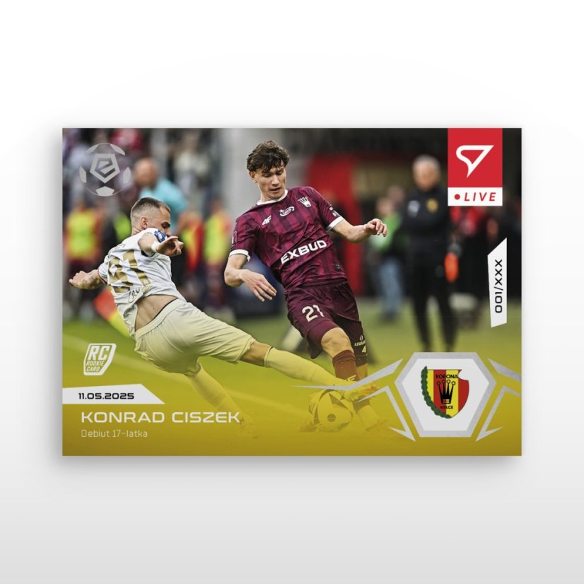 L-74 Konrad Ciszek PKO BP Ekstraklasa 2024/25 LIVE + HOLDER
