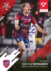 L-47 ZESTAW Gustav Berggren PKO Bank Polski Ekstraklasa 2023/24 LIVE + UCHWYT