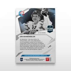 Hockey-samlar­kort L-25 Jan Schwendeler – SportZoo National League 2025/26 LIVE