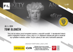 L-51 Tom Slončík FORTUNA:LIGA 2023/24 LIVE