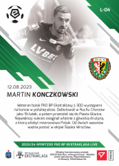 L-04 Martin Konczkowski PKO Bank Polski Ekstraklasa 2023/24 LIVE
