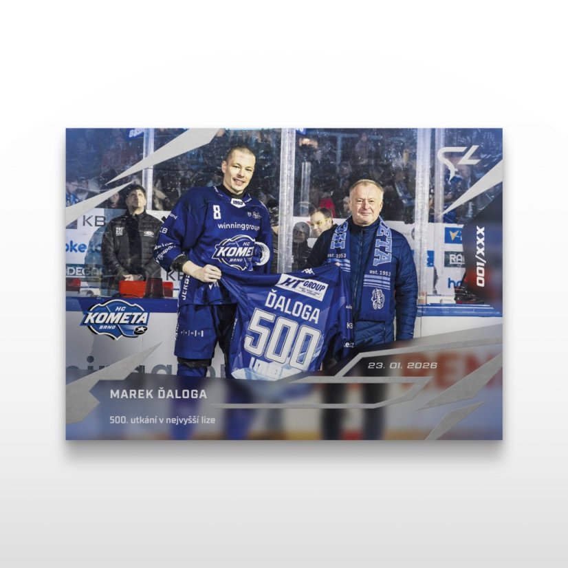 Hokejová  kartička L-33 Marek Ďaloga - SportZoo Tipsport ELH 2025/26 LIVE