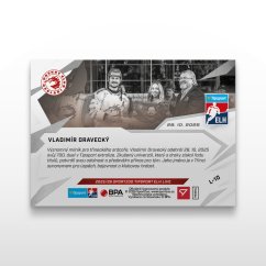 Hokejová kartička L-10 Vladimír Dravecký - SportZoo Tipsport ELH 2025/26 LIVE
