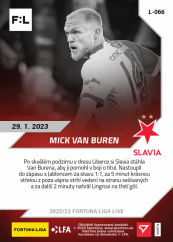 L-066 Mick Van Buren FORTUNA:LIGA 2022/23 LIVE