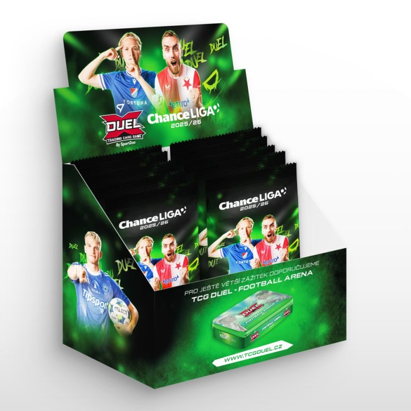 Retail box - futbalové kartičky SportZoo Chance Liga 2025/26 Duel