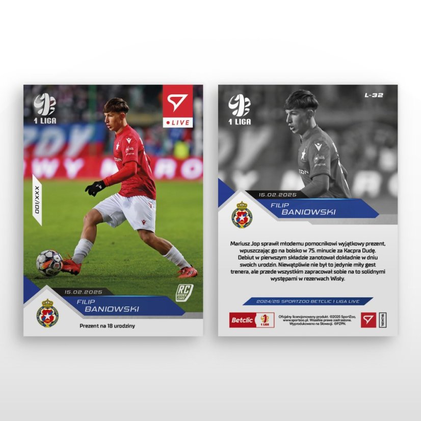 L-32 Filip Baniowski Betclic 1 Liga 2024/25 LIVE