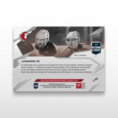 Hokejová kartička L-22 Lausanne HC - SportZoo National League 2025/26 LIVE