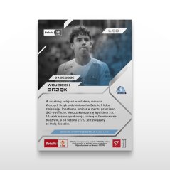 Football trading card L-50 Wojciech Brzęk - SportZoo Betclic 1 Liga 2025/26 LIVE