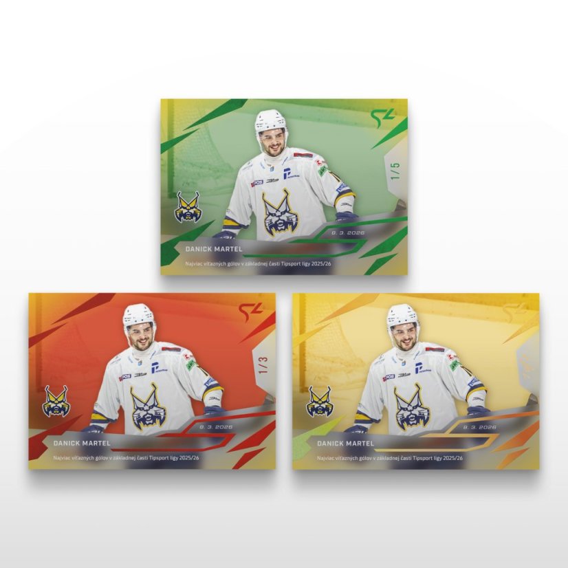 Hockey trading card L-50 DANICK MARTEL - SportZoo Tipsport liga 2025/26 LIVE
