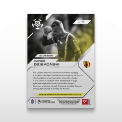 Fotbalová kartička L-15 Xavier Dziekoński - SportZoo PKO BP Ekstraklasa 2025/26 LIVE