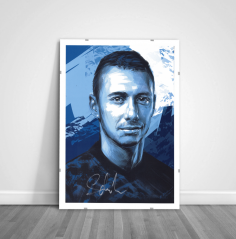 Podpísaný portrét Slovenskí Sokoli 2021 x/4 - Ivan Schranz