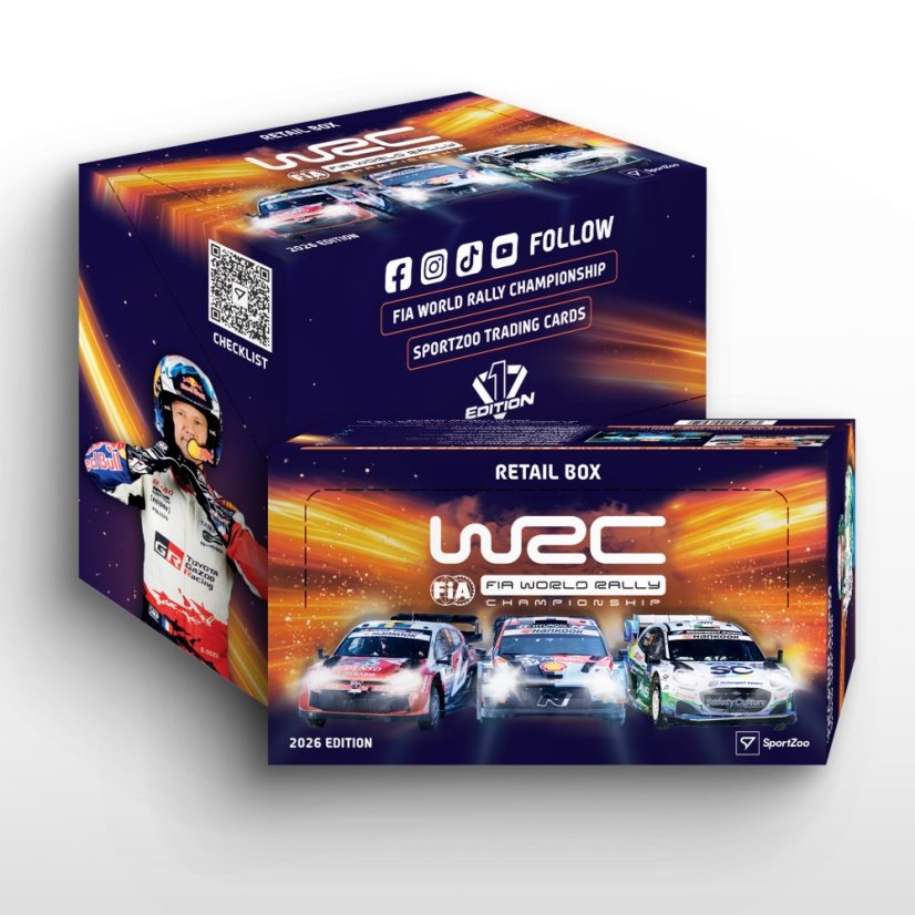 Retail box - karty rally SportZoo WRC 2026 edition