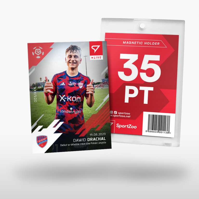 L-06 ZESTAW Dawid Drachal PKO Bank Polski Ekstraklasa 2023/24 LIVE + UCHWYT