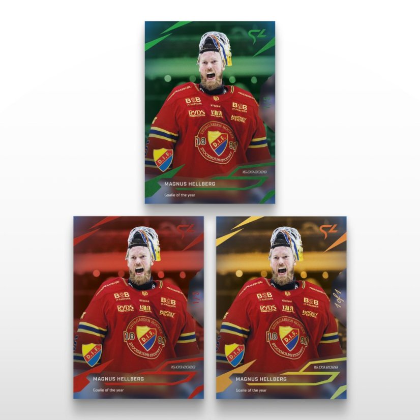 Hokejová  kartička L-41 Magnus Hellberg - SportZoo Svenska hockeyligan 2025/26 LIVE
