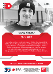 L-073 Pavol Štetka TELH 2022/23 LIVE