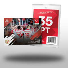 L-52 ZESTAW Widzew Łódź PKO Bank Polski Ekstraklasa 2023/24 LIVE + UCHWYT