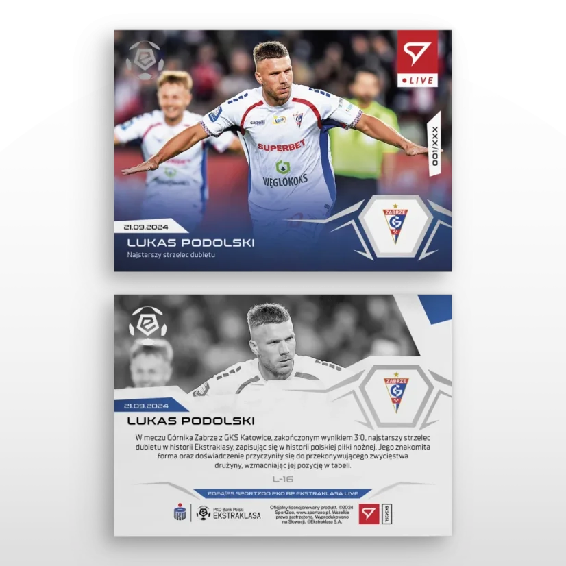 L-16 Lukas Podolski PKO BP Ekstraklasa 2024/25 LIVE