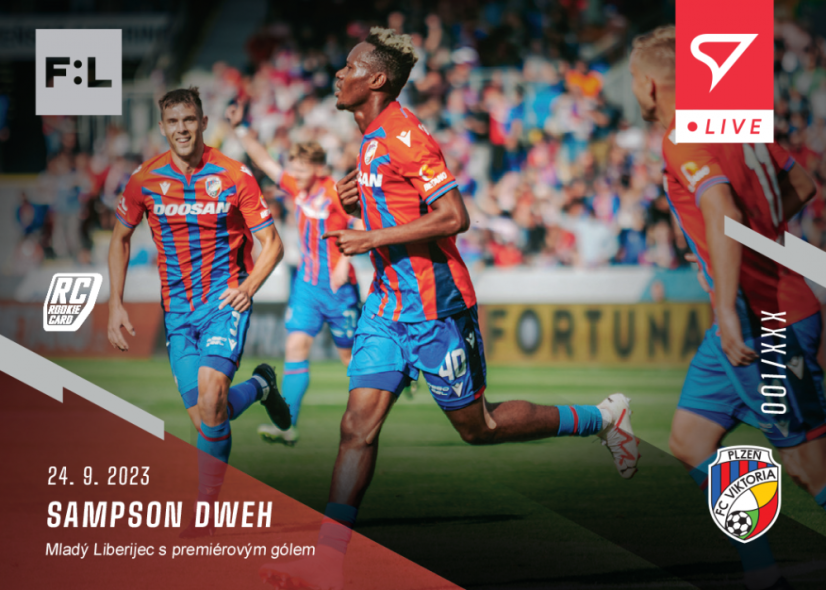 L-09 ZESTAW Sampson Dweh FORTUNA:LIGA 2023/24 LIVE + UCHWYT