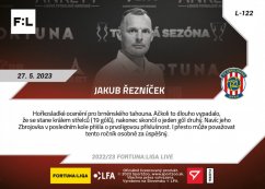 L-122 Jakub Řezníček FORTUNA:LIGA 2022/23 LIVE
