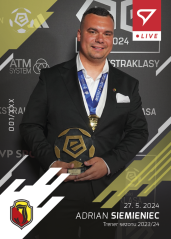 L-76 ZESTAW Adrian Siemieniec PKO Bank Polski Ekstraklasa 2023/24 LIVE + UCHWYT