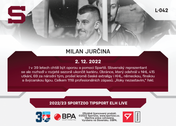 L-042 Milan Jurčina TELH 2022/23 LIVE