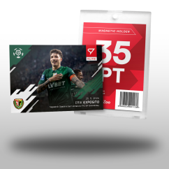 L-71 ZESTAW Erik Expósito PKO Bank Polski Ekstraklasa 2023/24 LIVE + UCHWYT