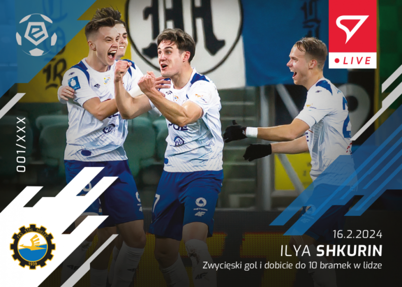 L-44 Ilya Shkurin PKO Bank Polski Ekstraklasa 2023/24 LIVE